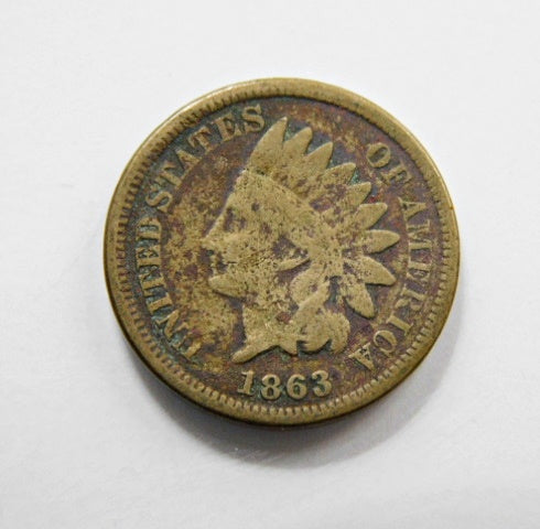1863 Indian Head Penny