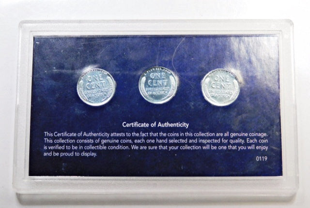 1943 Steel Penny Set