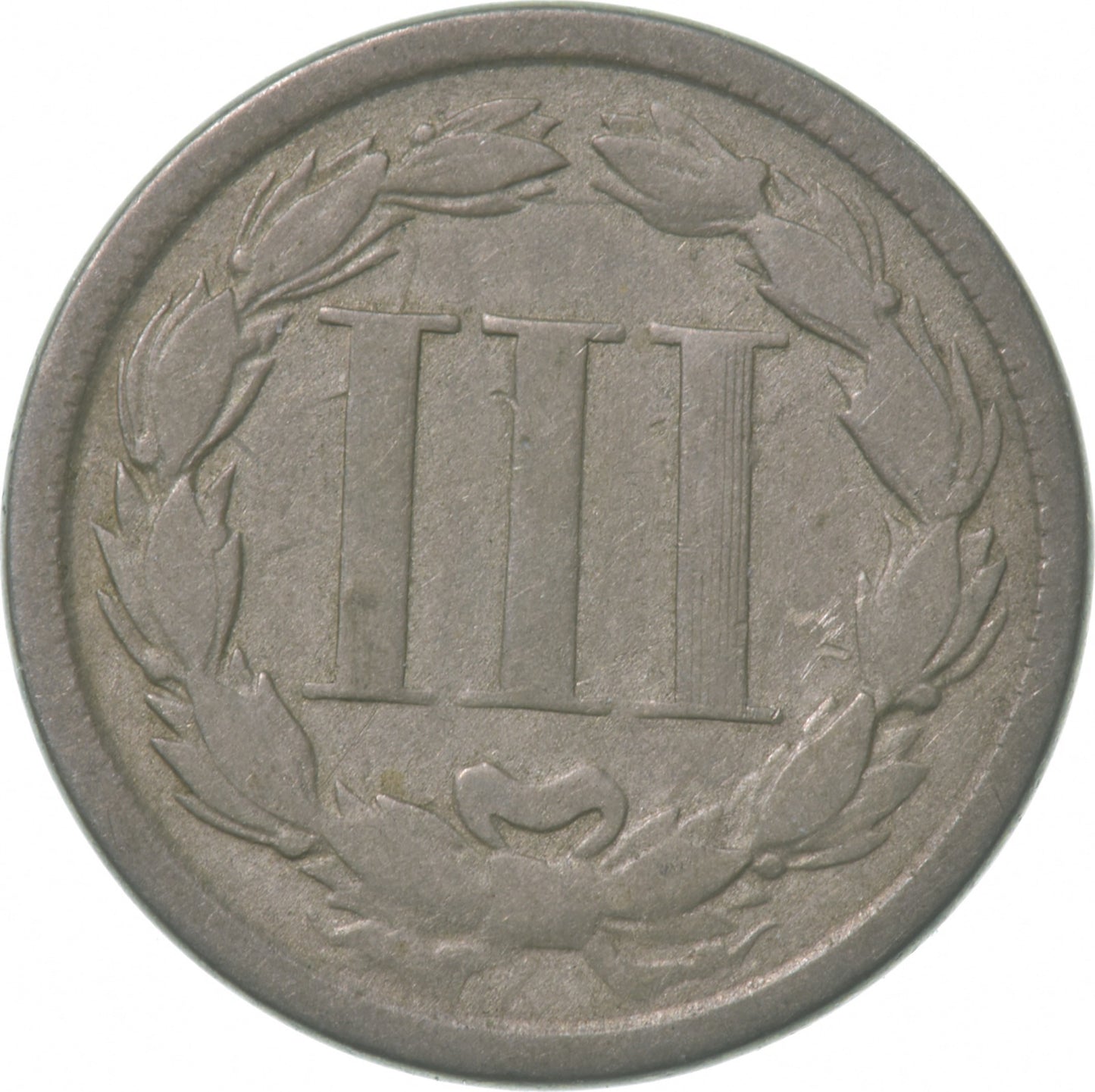 1865 3 Cent Coin